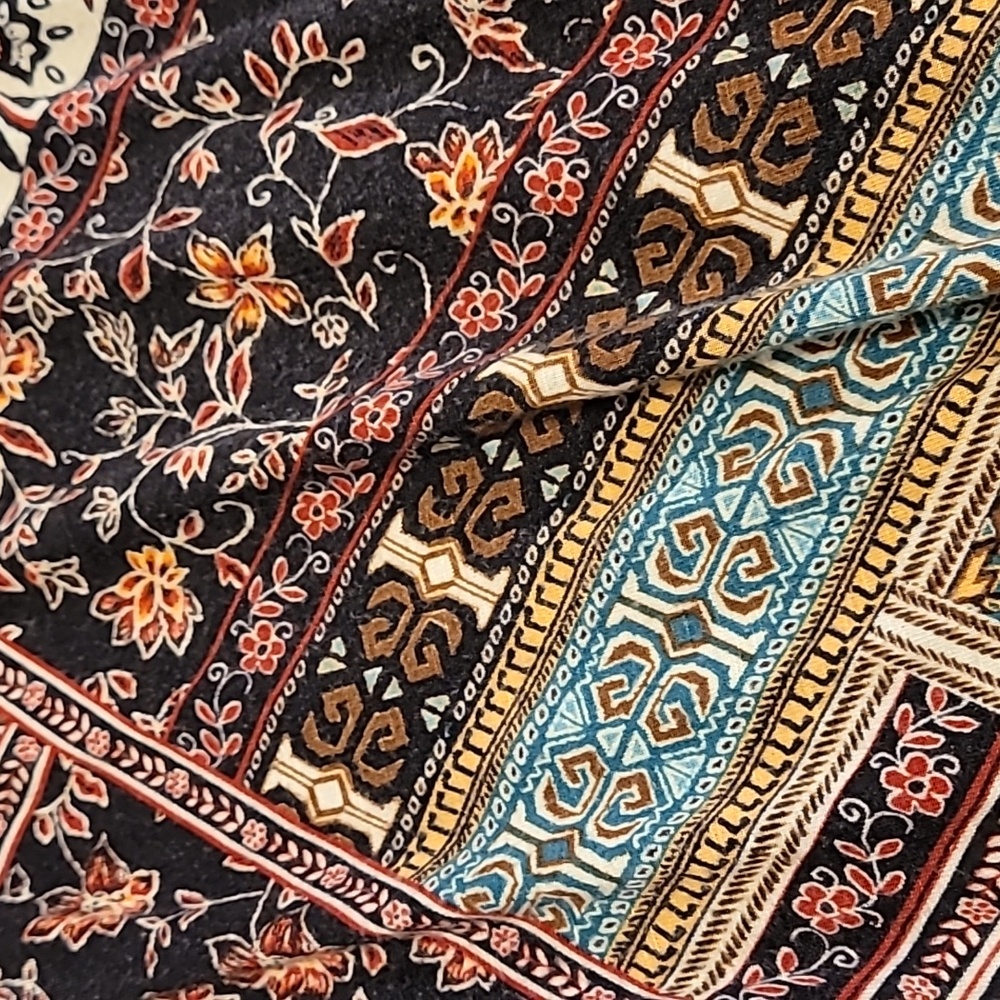 Fall Ready. J. Jill Multicolor Patchwork Maxi Dre… - image 4